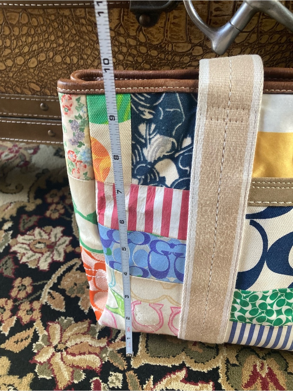 Vintage Coach Hampton Patchwork Tote - Picture 11 of 11